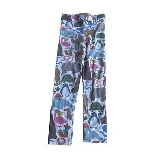 H&M Sea & Forest Animal Print Leggings US 8 Girl